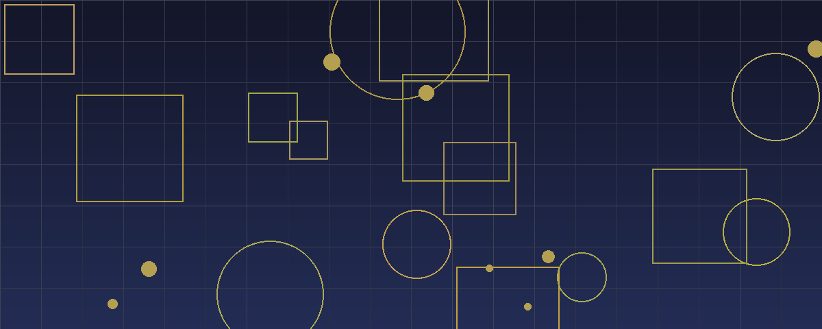 Abstract navy and gold geometric pattern representing corporate carve-out and balance sheet restructuring