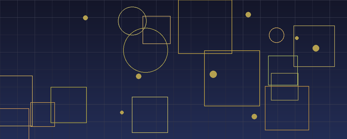 Abstract navy and gold geometric pattern representing structured capital partnership