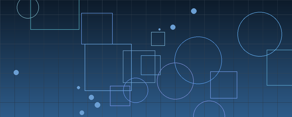 Abstract navy and steel-blue geometric pattern representing healthcare real estate platform consolidation
