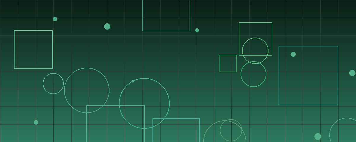 Abstract geometric pattern in green representing business valuations and due diligence