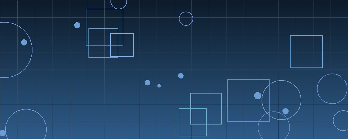 Abstract geometric pattern in navy and steel blue suggesting a larger corporate structure releasing a smaller component