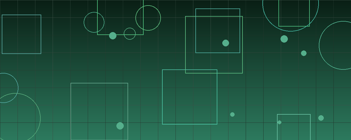 Abstract green geometric pattern representing continuation fund transactions between private equity vehicles