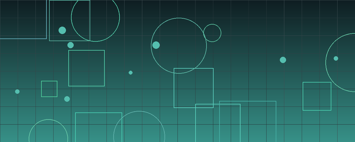 Abstract teal and steel geometric pattern representing private equity capital flows and continuation vehicle structures