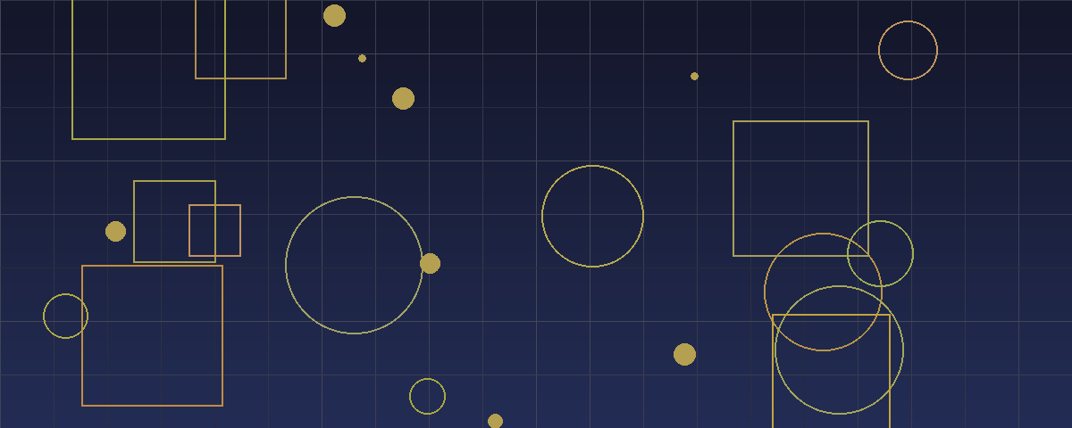 Abstract navy and gold geometric pattern representing companies relocating their state of incorporation away from Delaware