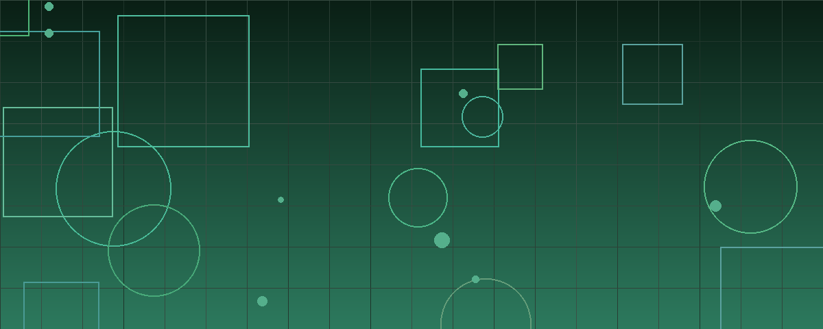 Abstract geometric pattern in green tones representing business valuation and sector analysis