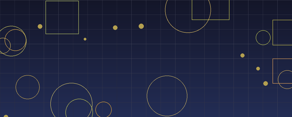 Abstract geometric pattern in navy and gold tones evoking ownership structure and business succession