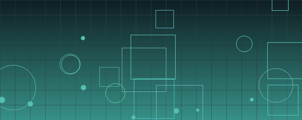 Abstract teal and steel geometric pattern representing private credit markets and financial system interconnections