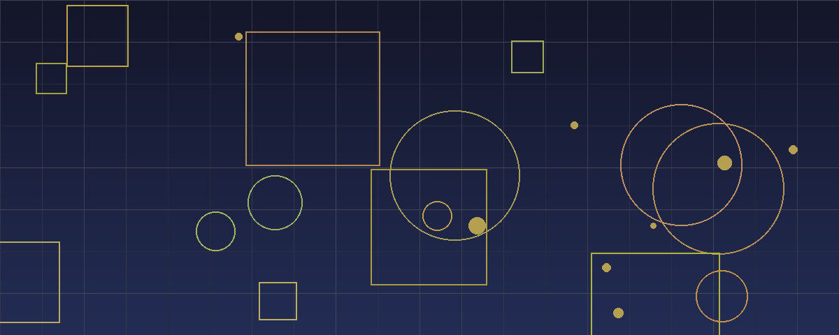 Abstract navy and gold geometric pattern representing a corporate separation into focused businesses