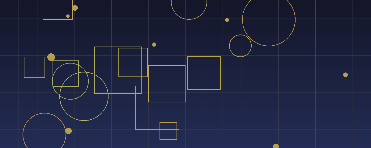Abstract navy and gold geometric pattern representing regulatory thresholds and corporate structuring