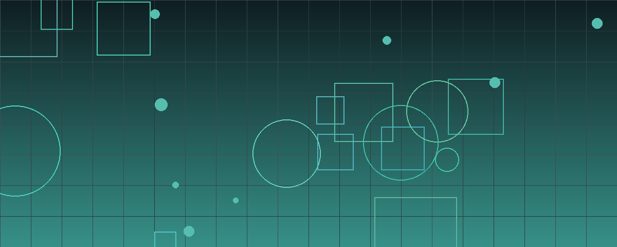 Abstract teal geometric pattern representing capital markets and a reopening initial public offering window
