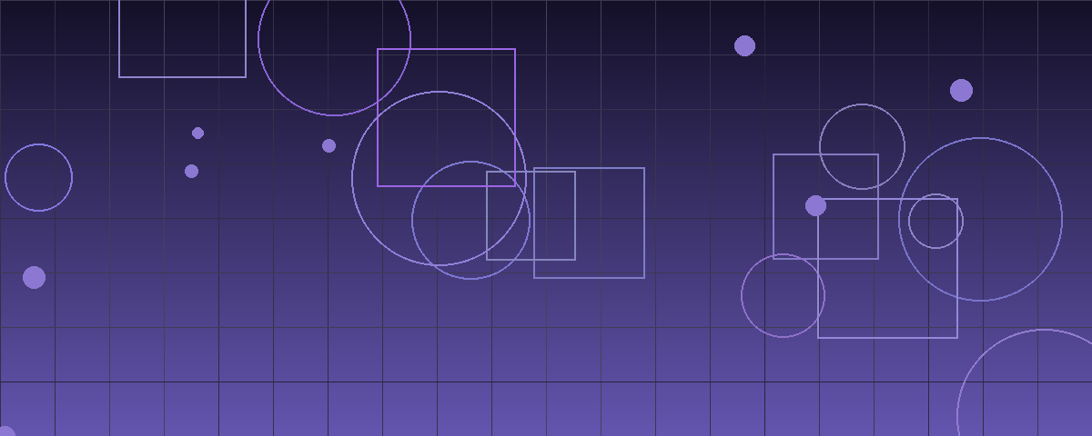 Abstract geometric pattern in indigo and purple representing market volatility and deal dynamics