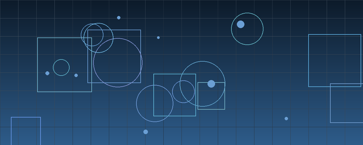 Abstract geometric pattern in navy and steel blue representing M&A market dynamics