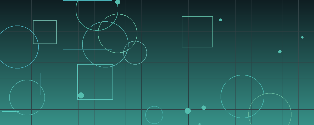 Abstract geometric pattern in deep teal tones evoking layered fund structures and portfolio-level lending
