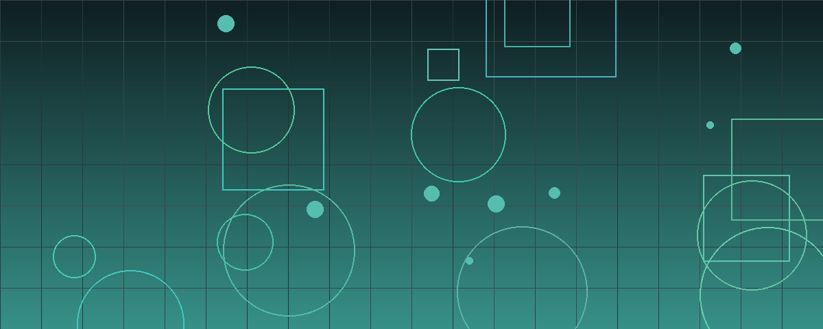 Abstract geometric pattern in teal tones representing global private equity cross-border deal activity