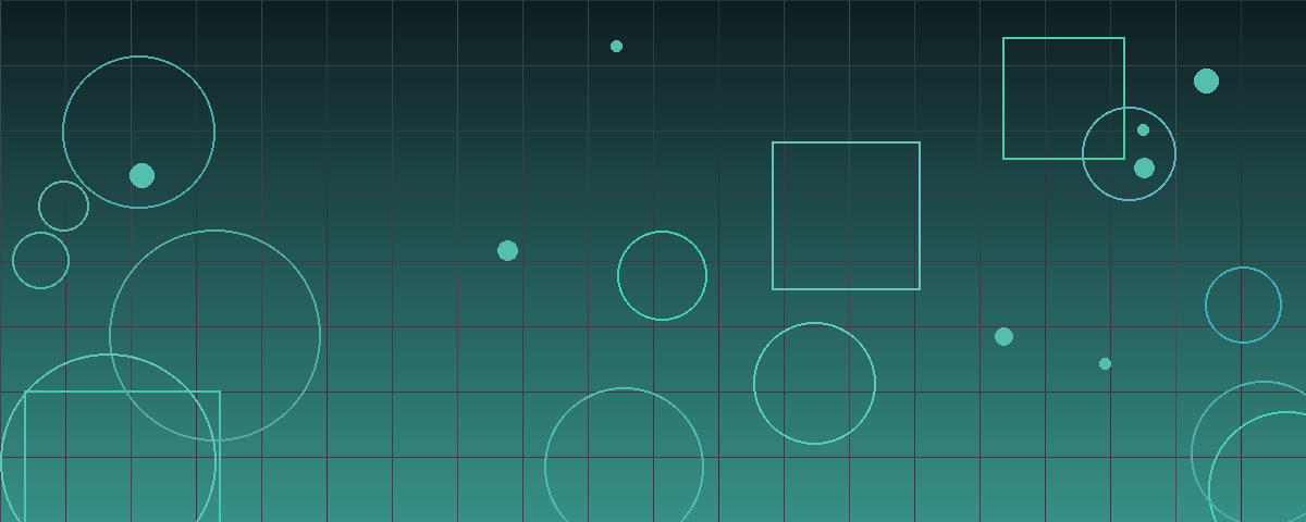 Abstract geometric pattern in teal tones representing capital flows and investment activity