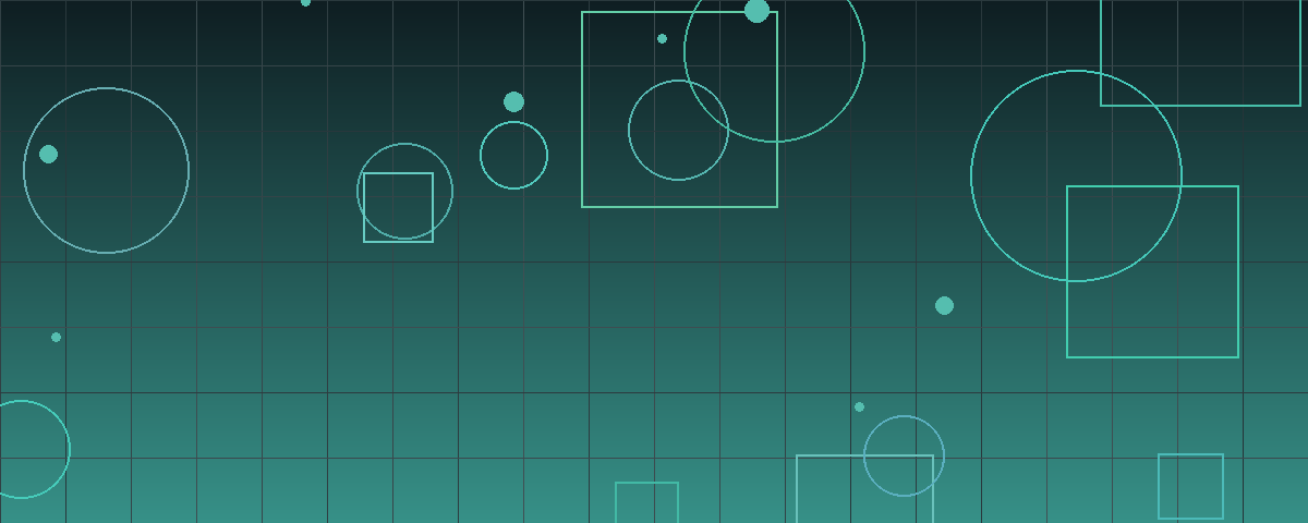 Abstract geometric pattern in teal and dark green representing capital markets and private equity dynamics