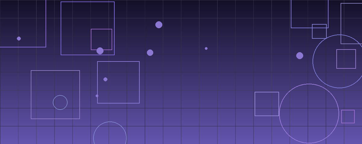 Abstract indigo geometric pattern of grids and circles representing private equity exits and financing conditions