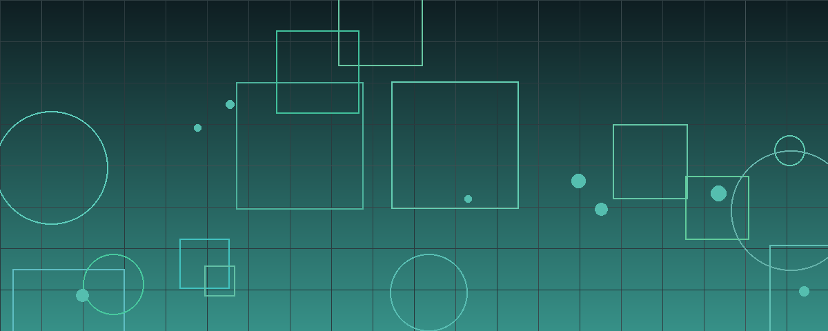 Abstract geometric pattern in teal representing capital markets and private equity fundraising