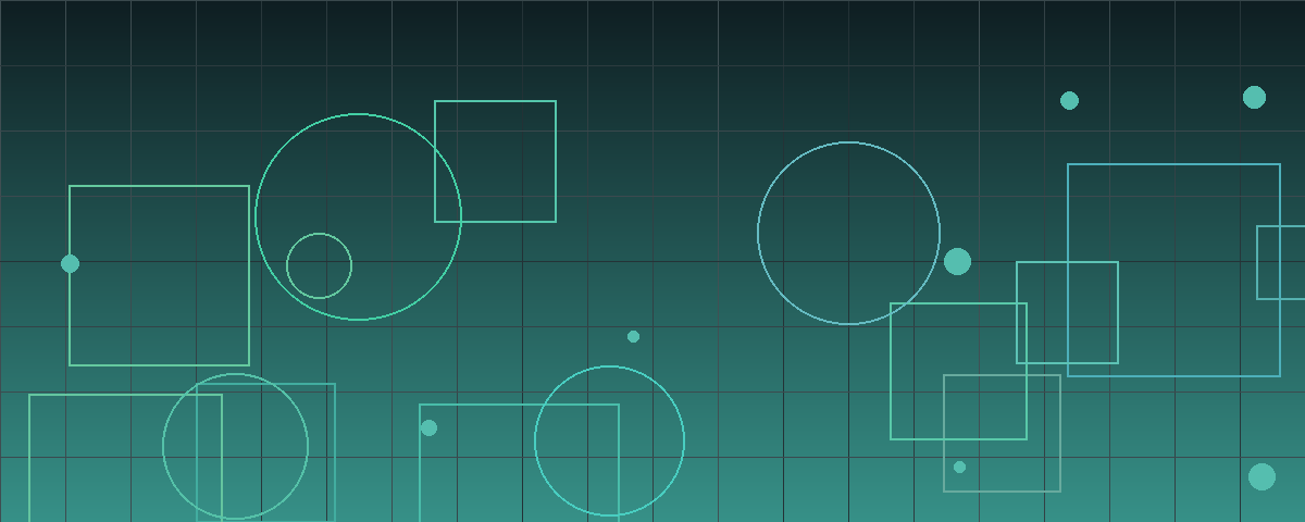 Abstract geometric pattern in teal representing private equity capital flows