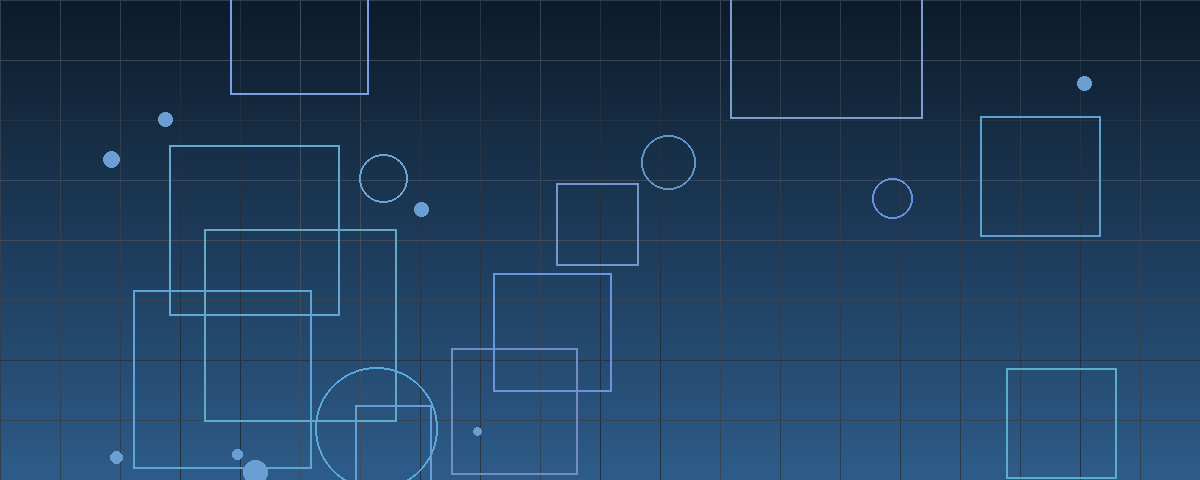 Abstract geometric pattern in navy and steel blue tones suggesting separate components combined into a single platform structure