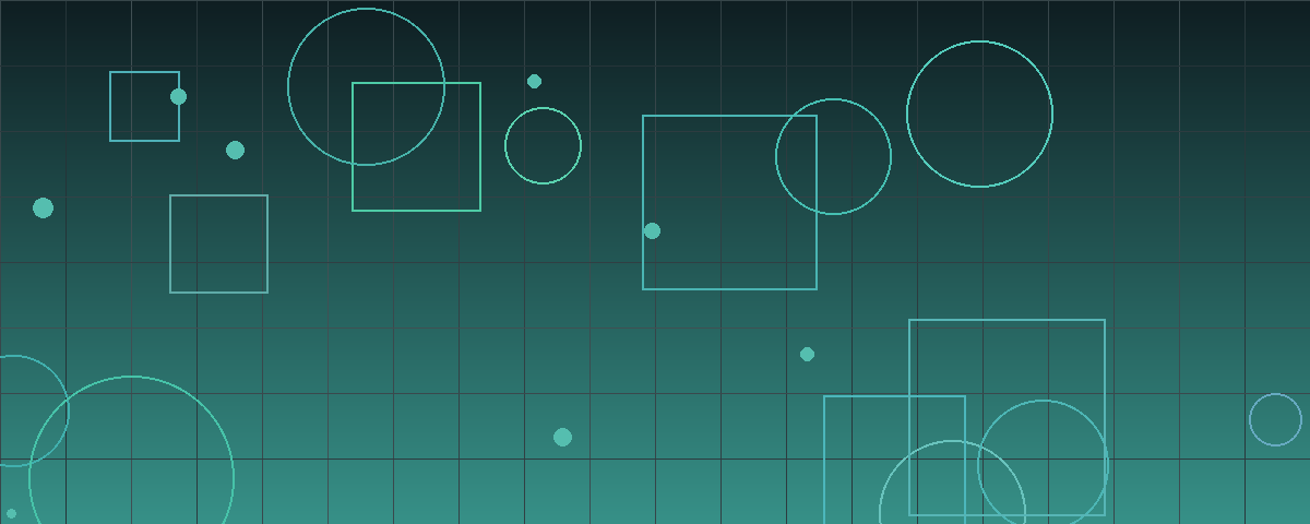 Abstract teal geometric pattern representing private credit markets and lending conditions