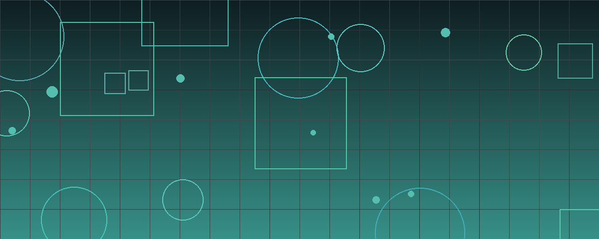 Abstract geometric pattern in teal tones representing capital markets and private credit flows