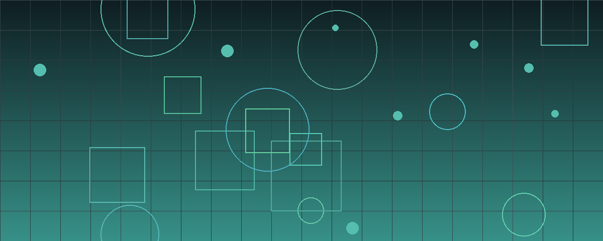 Abstract geometric pattern in teal tones representing capital markets dynamics