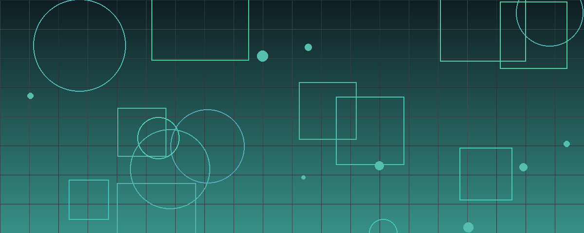 Abstract teal geometric pattern representing private credit markets