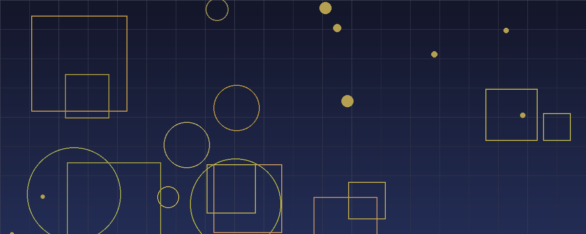 Abstract geometric pattern in navy and gold representing corporate restructuring and deal opportunities