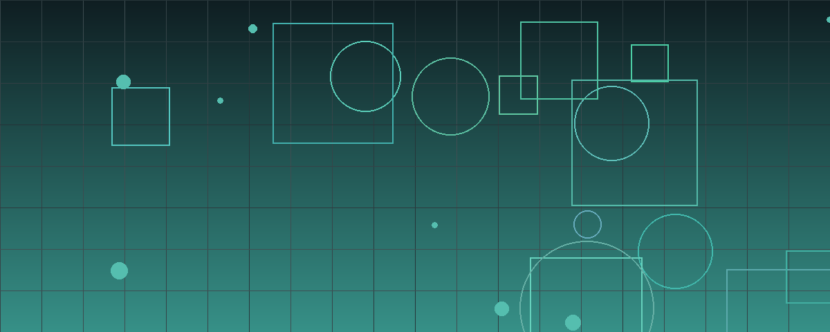 Abstract geometric pattern in teal and steel tones suggesting capital flowing from many small sources into concentrated private holdings