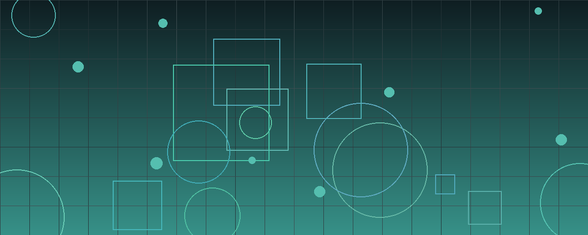 Abstract teal and steel geometric pattern representing public capital markets and registration framework reform
