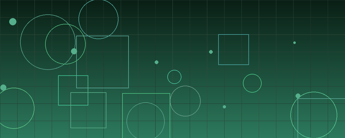 Abstract green geometric pattern representing the 2026 software valuation reset and frozen technology buyout market