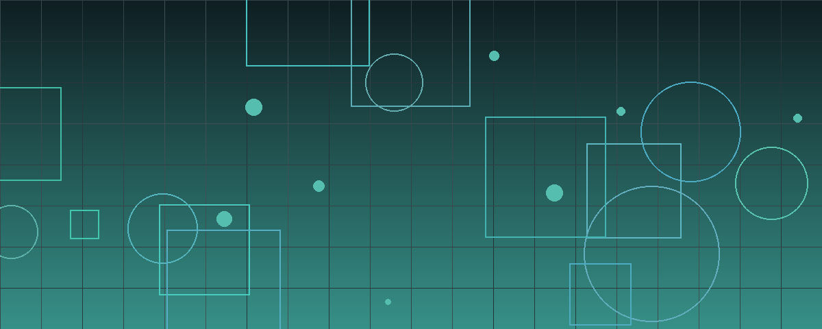 Abstract teal geometric pattern representing public capital markets and the reopened IPO window