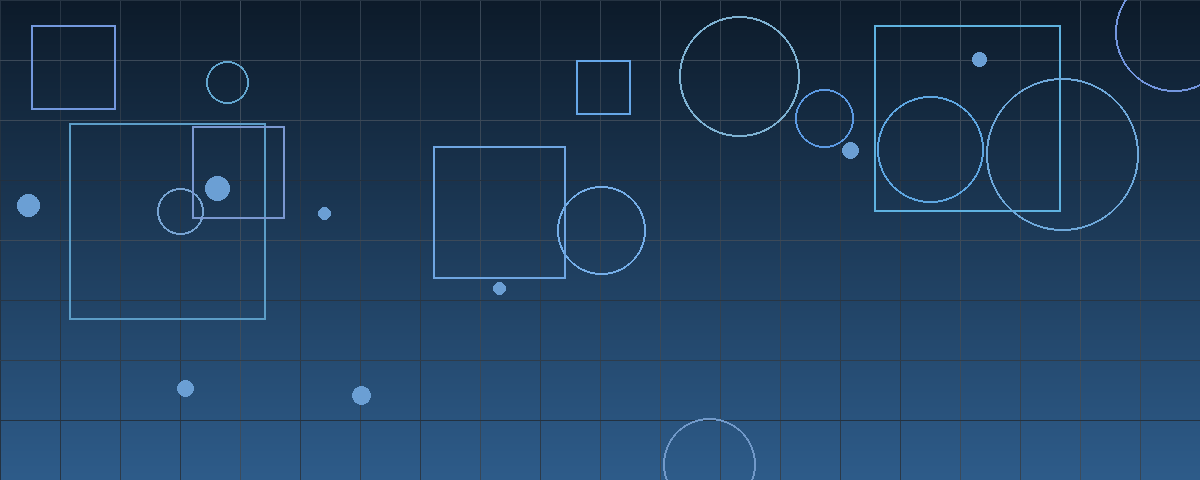 Abstract navy and steel blue geometric composition representing a two-phase acquisition with a formula-priced second closing