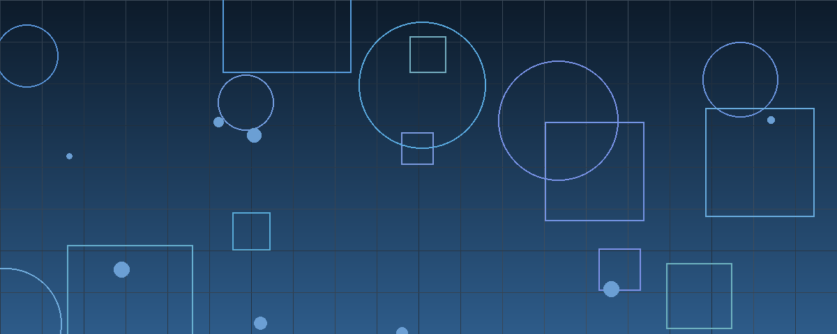 Abstract navy blue geometric pattern of overlapping grids and circles suggesting regulatory review and layered ownership in healthcare transactions