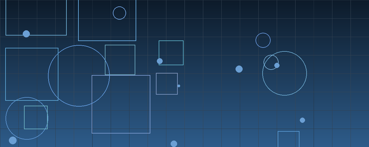 Abstract navy and blue geometric composition representing layered deal pricing and purchase price components