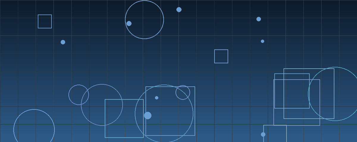 Abstract geometric financial pattern in navy and steel blue representing M&A deal complexity