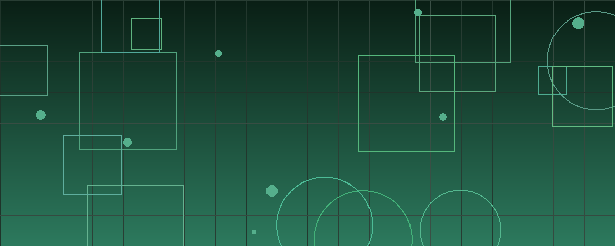 Abstract geometric pattern in deep green suggesting shares moving between holders while a single price line holds steady