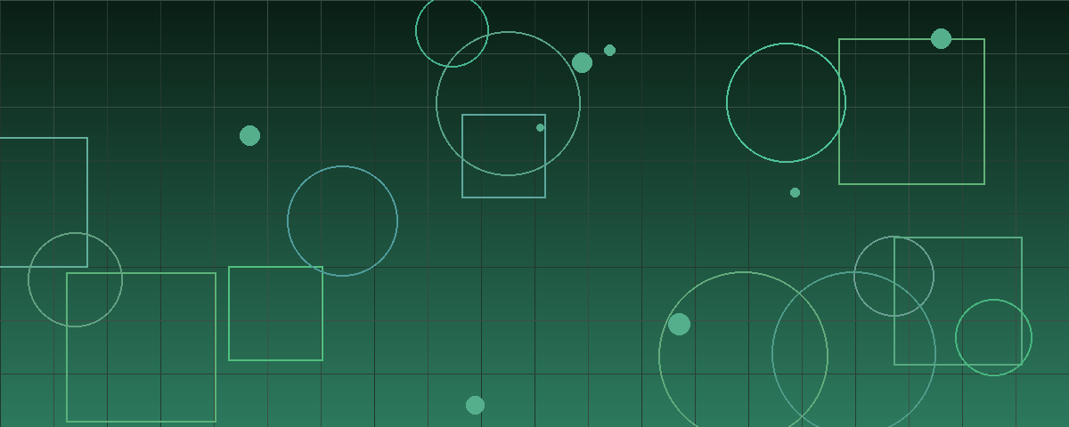 Abstract green geometric pattern representing the widening spread in business valuation multiples at midyear 2026